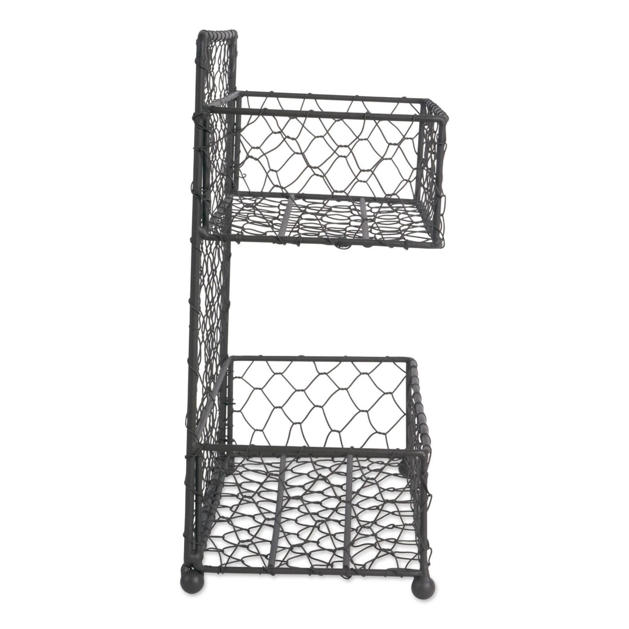 DII® 11" Wide 2 Row Chicken Wire Spice Rack